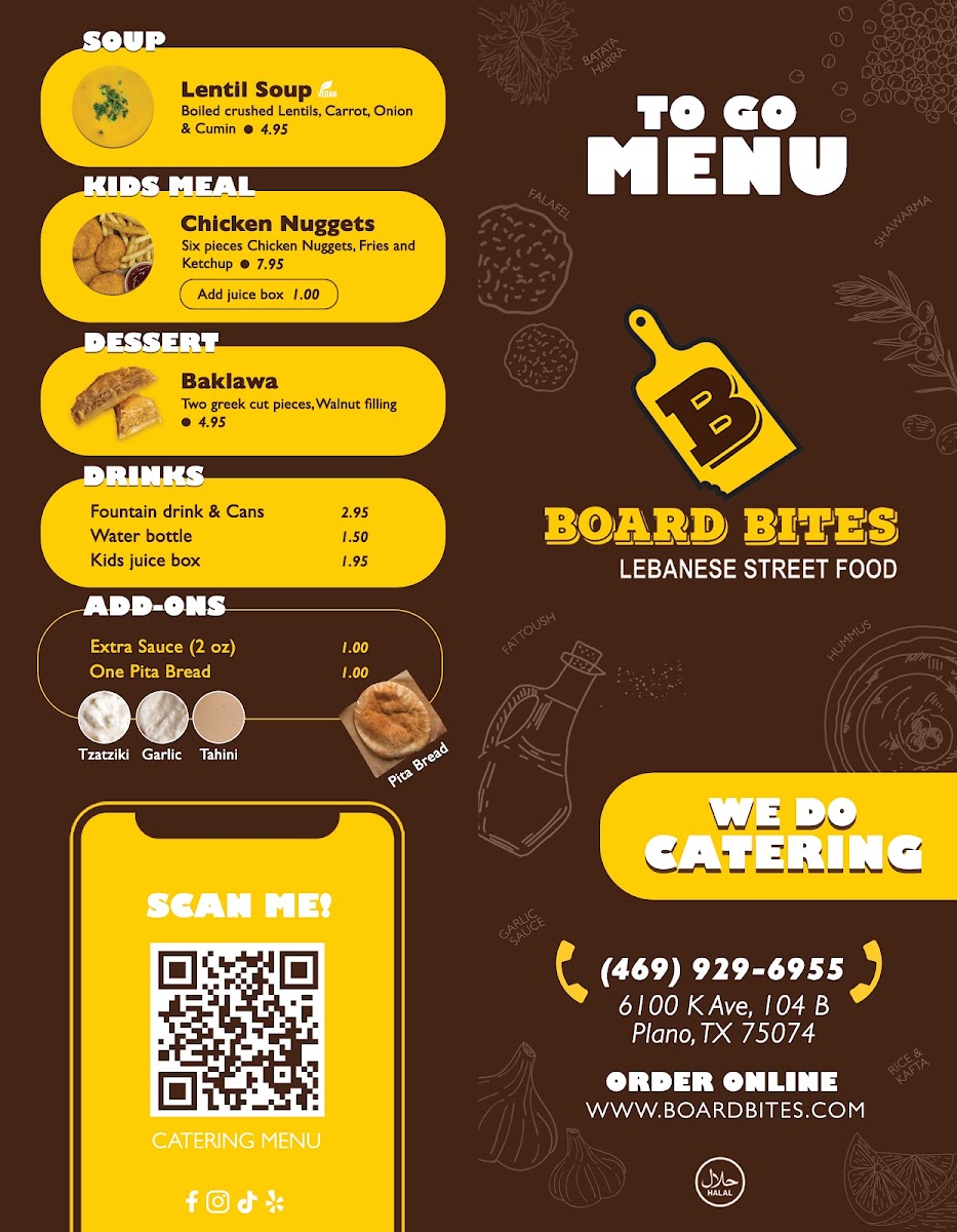 Board Bites Menu - Image 5